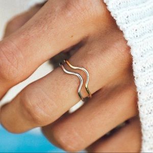 Pura Vida Domed Stacked Ring